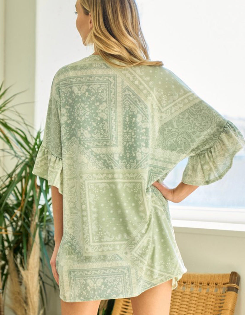 Sage Elbow sleeve light weight wrap