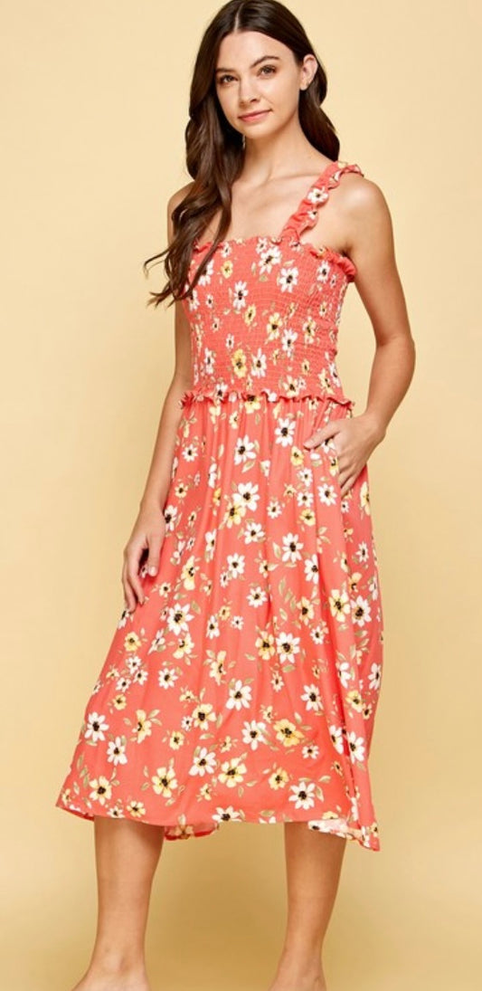 Floral Dress with pockets